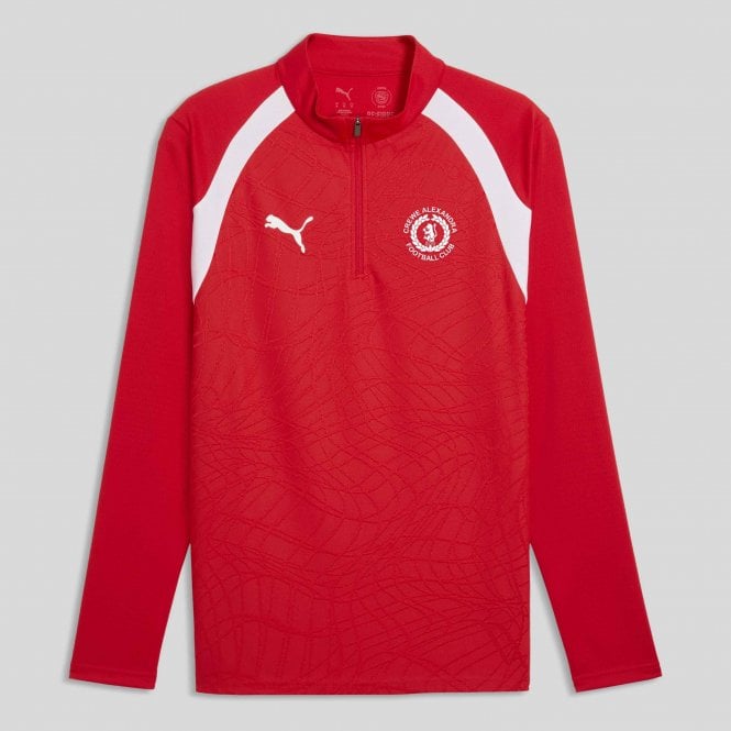 26/27 Junior teamFINAL Training 1/4 Zip Top - Red