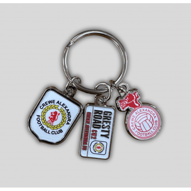3 Charm Keyring