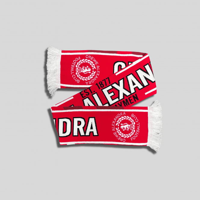 Crewe Alexandra 1877 The Railwaymen Scarf 