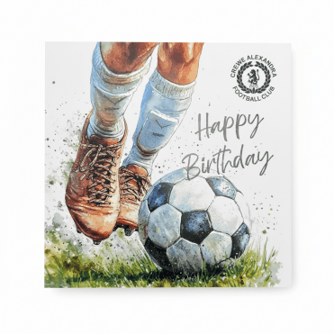 Crewe Alexandra Football Birthday Card