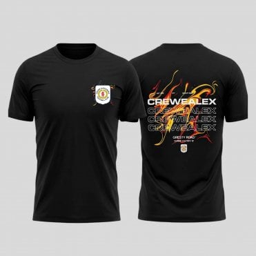 Junior Black Graphic T-Shirt