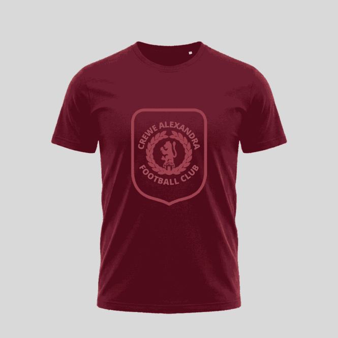 Maroon Large Crest T-Shirt
