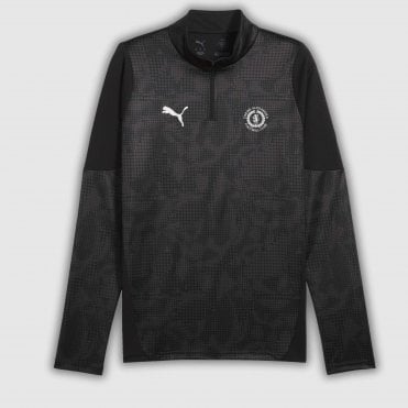 25/26 Junior Team Cup Quarter Zip Jacket - Black