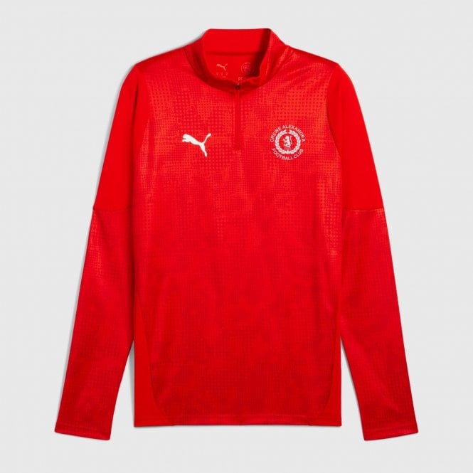 Puma 25/26 Junior Team Cup Quarter Zip Jacket - Red