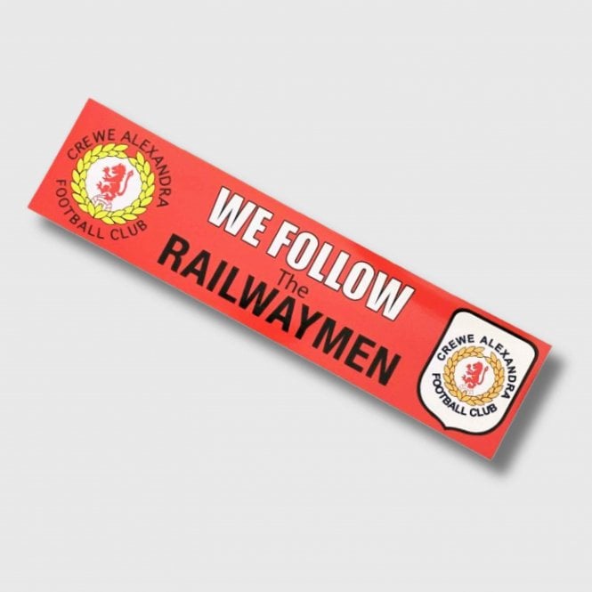 We Follow the Railwaymen Car Sticker