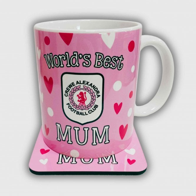World's Best Mum Mug & Coaster Set