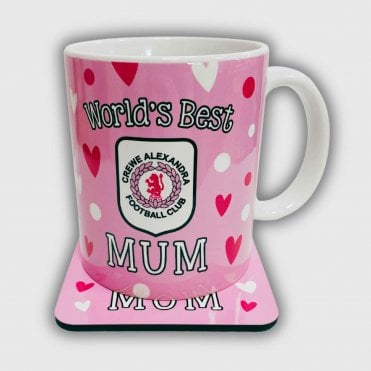 World's Best Mum Mug & Coaster Set